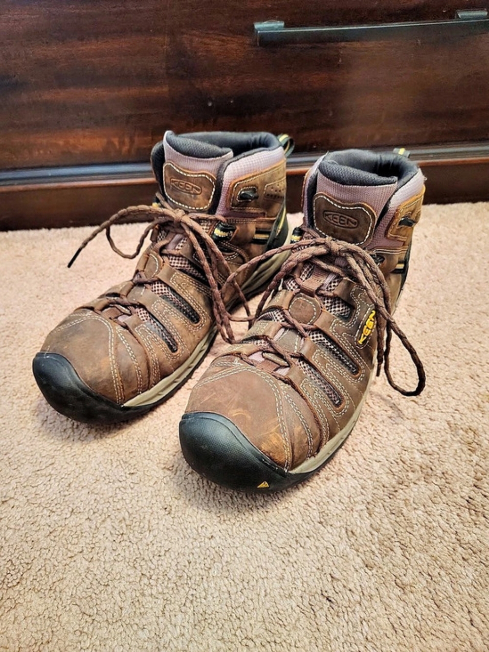 KEEN Utility Boots US 11 Brown & Black